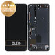 дисплей за Xiaomi Mi Note 10, Mi Note 10 Pro, Тъчскрийн и рамка, 56000300F400, Midnight Black, Genuine Service Pack