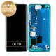 дисплей за Xiaomi Mi Note 10, Mi Note 10 Pro, Тъчскрийн и рамка, 56000100F400, Aurora Green, Genuine Service Pack