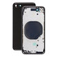 Заден калъф за iPhone SE (2nd Gen 2020), черен, Black