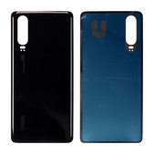 Капак на батерията за Huawei P30, черен, Black