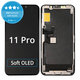 Дисплей Soft OLED за iPhone 11 Pro, Тъчскрийн с рамка, FixPremium