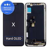 Дисплей Hard OLED за iPhone X, Тъчскрийн с рамка, FixPremium