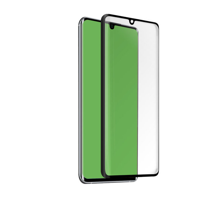 Закалено стъкло 4D с пълно покритие за Xiaomi Mi Note 10 Lite, Черно, Black