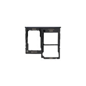 SIM/SD държач за Samsung A41 A415F, GH98-45275A, Prism Crush Black, Genuine Service Pack