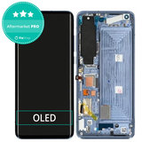 дисплей OLED за Xiaomi Mi 10, Тъчскрийн и рамка, Twilight Grey