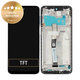 дисплей за Xiaomi Redmi Note 9 Pro, Тъчскрийн и рамка, 560002J6B200, Glacier White, Genuine Service Pack