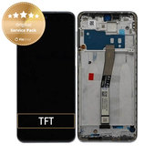 дисплей за Xiaomi Redmi Note 9 Pro, Тъчскрийн и рамка, 560003J6B200, Interstellar Grey, Genuine Service Pack