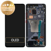 дисплей за Xiaomi Pocophone F2 Pro, Тъчскрийн и рамка, 56000G0J1100, Cyber Grey, Genuine Service Pack