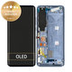 дисплей за Xiaomi Mi 10, Тъчскрийн и рамка, 56000500J200, Twilight Grey, Genuine Service Pack