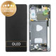 дисплей за Samsung Note 20 N980B, Тъчскрийн и рамка, GH82-23495A, GH82-23733A, Mystic Gray, Genuine Service Pack