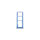 SIM/SD държач за Samsung A21s A217F, GH98-45392C, син, Blue, Genuine Service Pack