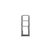 SIM/SD държач за Samsung A21s A217F, GH98-45392A, черен, Black, Genuine Service Pack