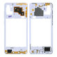 Средна рамка за Samsung A21s A217F, GH97-24663B, бял, White, Genuine Service Pack