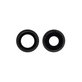 Обектив на задната камера с рамка за iPhone 12, 12 Mini, черен, Black, 2 броя