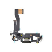 Конектор за зареждане с гъвкав кабел за iPhone 12, 12 Pro, черен, Black