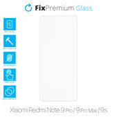 Закалено стъкло за Xiaomi Червено, Redmi Note 9 Pro, 9 Pro Max и 9S