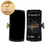 дисплей за Samsung Gear Fit 2 SM-R360, тъчскрийн, рамка, сив, Gray, GH97-19001A, GH97-19201A, Genuine Service Pack