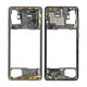 Средна рамка за Samsung A71 A715F, GH98-44756A, Prism Crush Black, Genuine Service Pack