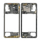 Средна рамка за Samsung A71 A715F, GH98-44756A, Prism Crush Black, Genuine Service Pack