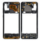 Средна рамка за Samsung Galaxy A21s A217F, Black, GH97-24663A, Genuine Service Pack