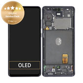 дисплей за Samsung S20 FE 5G G781B, Тъчскрийн и рамка, GH82-24214A, GH82-24215A, GH82-29056A, GH82-31320A, Cloud Navy, Genuine Service Pack