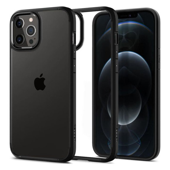 Калъф Ultra Hybrid за iPhone 12 & 12 Pro, Черно, Black