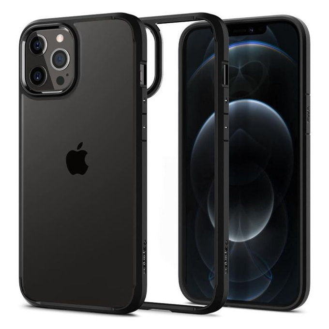Калъф Ultra Hybrid за iPhone 12 & 12 Pro, Черно, Black