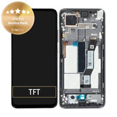 дисплей за Xiaomi Mi 10T 5G, Mi 10T Pro 5G, Тъчскрийн и рамка, 5600030J3S00, Cosmic Black, Genuine Service Pack