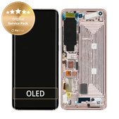 дисплей за Xiaomi Mi 10 Pro, Тъчскрийн и рамка, 56000500J100, Alpine White, Genuine Service Pack