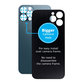 задния капак с голям отвор за камера за iPhone 12 Pro, син, Blue