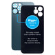 задния капак с голям отвор за камера за iPhone 12 Pro Max, син, Blue