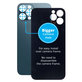 задния капак с голям отвор за камера за iPhone 12 Pro Max, син, Blue