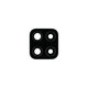 Стъкло за обектив на задната камера за Samsung A12 A125F, M12 M127F, GH64-08313A, Genuine Service Pack