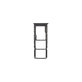 SIM държач за Samsung A12 A125F, GH98-46124A, черен, Black, Genuine Service Pack