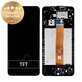 дисплей за Samsung A12 A125F, A022F, Тъчскрийн и рамка, GH82-24490A, GH82-24491A, черен, Black, Genuine Service Pack