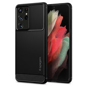 Калъф Rugged Armor за Samsung S21 Ultra, Черно, Black