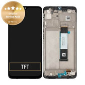 дисплей за Xiaomi Redmi 9T, Тъчскрийн и рамка, 560001J19S00, Carbon Gray, Genuine Service Pack