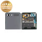 дисплей за Samsung Z Flip 5G F707B, Тъчскрийн и рамка, Mystic Gray, външен, Genuine Service Pack