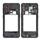 Средна рамка за Samsung Xcover 5 G525F, GH98-46354A, черен, Black, Genuine Service Pack
