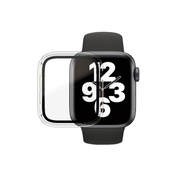 Закалено стъкло Full Body AB за Apple Watch 4, 5, 6, SE (1st gen) и SE (2nd gen) 40mm, Прозрачен, Transparent, PanzerGlass