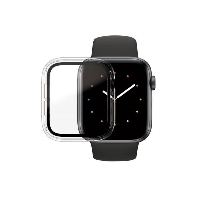 Закалено стъкло Full Body AB за Apple Watch 4, 5, 6, SE (1st gen) и SE (2nd gen) 44mm, Прозрачен, Transparent, PanzerGlass
