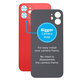задния капак с голям отвор за камера за iPhone 12, червен, Red