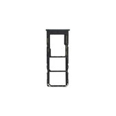 SIM държач за Samsung M12 M127F, GH98-46321A, черен, Black, Genuine Service Pack