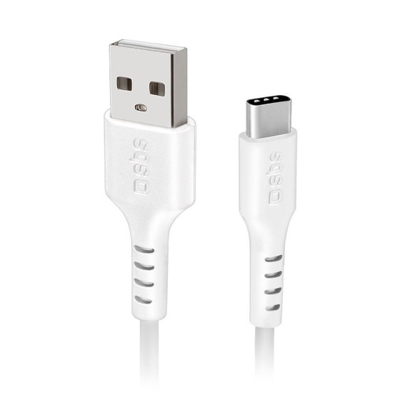 Кабел USB-C / USB, 1.5m, Бял, White, SBS