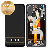 дисплей за Asus Zenfone 8 ZS590KS, Тъчскрийн и рамка, 90AI0061-R20010, Obsidian Black, Genuine Service Pack
