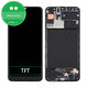 дисплей за Samsung A30s A307F, Тъчскрийн и рамка, Prism Crush Black, TFT
