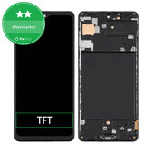 дисплей за Samsung A71 A715F, Тъчскрийн и рамка, TFT