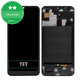 дисплей за Samsung A50 A505F, Тъчскрийн и рамка, черен, Black, TFT