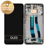 дисплей за Xiaomi Mi 11 Lite 5G, Тъчскрийн и рамка, 56000200K900, 56000K00K900, Truffle Black, Genuine Service Pack