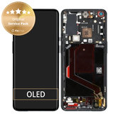 дисплей за OnePlus 9 Pro, Тъчскрийн и рамка, Stellar Black, 1001100044, Genuine Service Pack